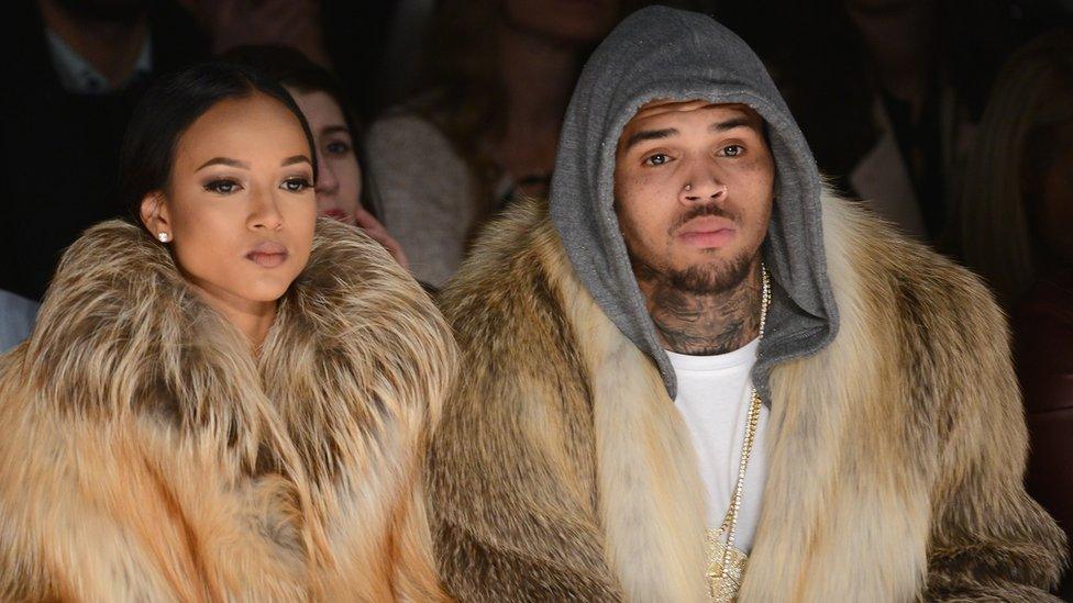 Karrueche Tran and Chris Brown