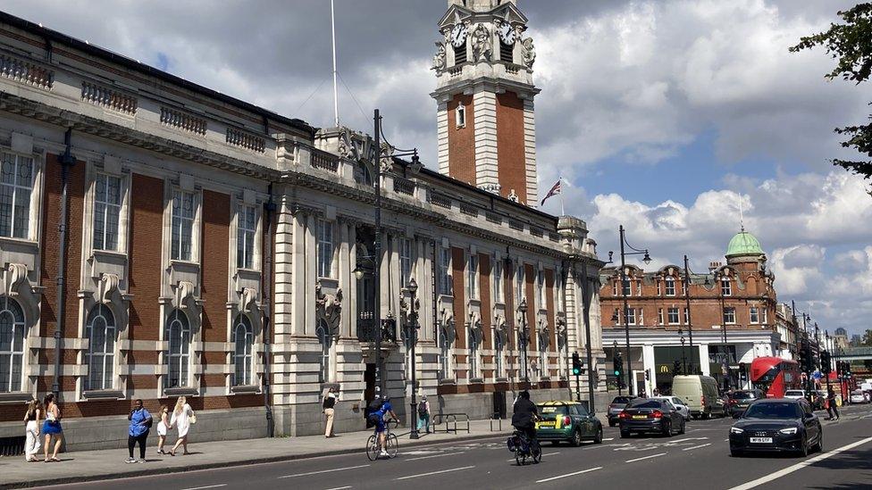 Lambeth Council building in Brixton