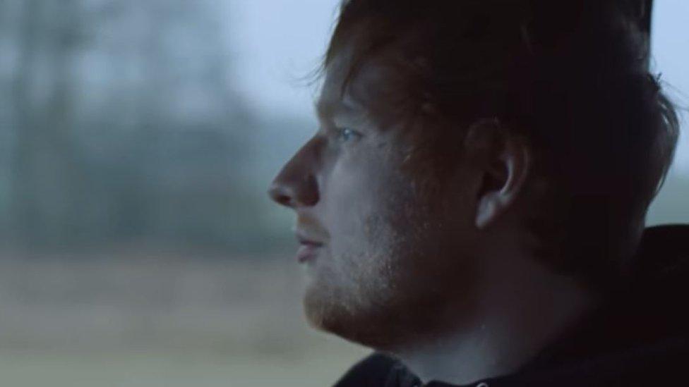 Ed Sheeran in Castle on the Hill