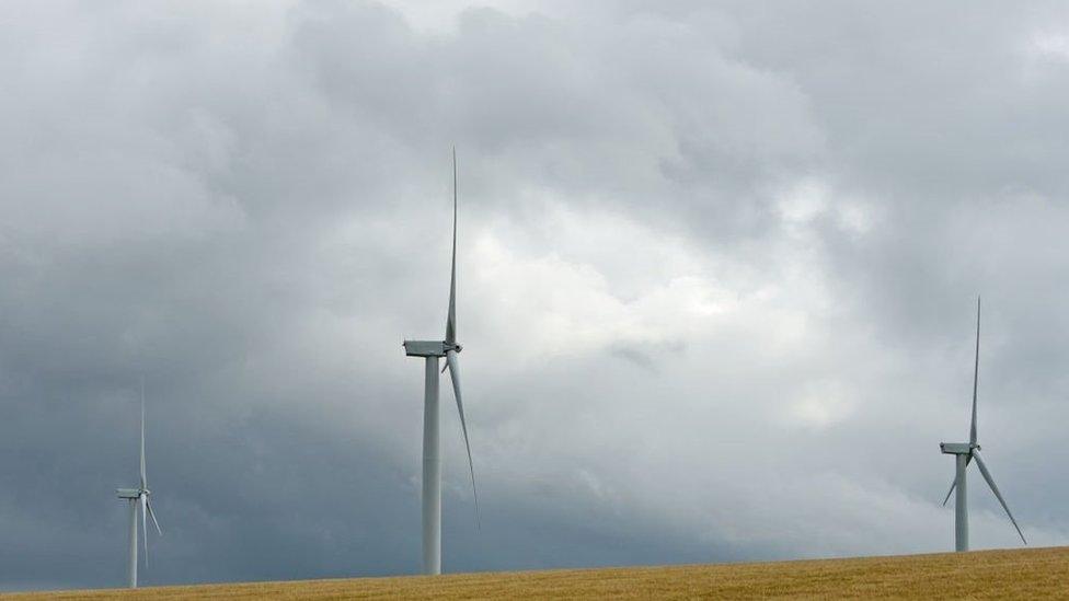 wind turbines