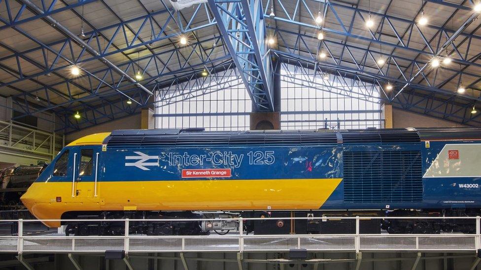 HST power car at NRM in York