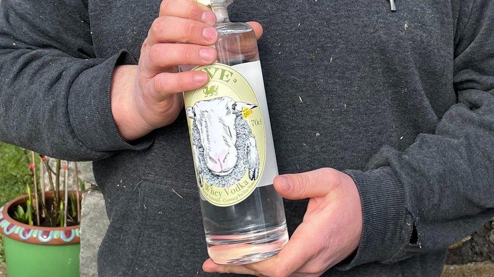 Ewes Whey Vodka bottle