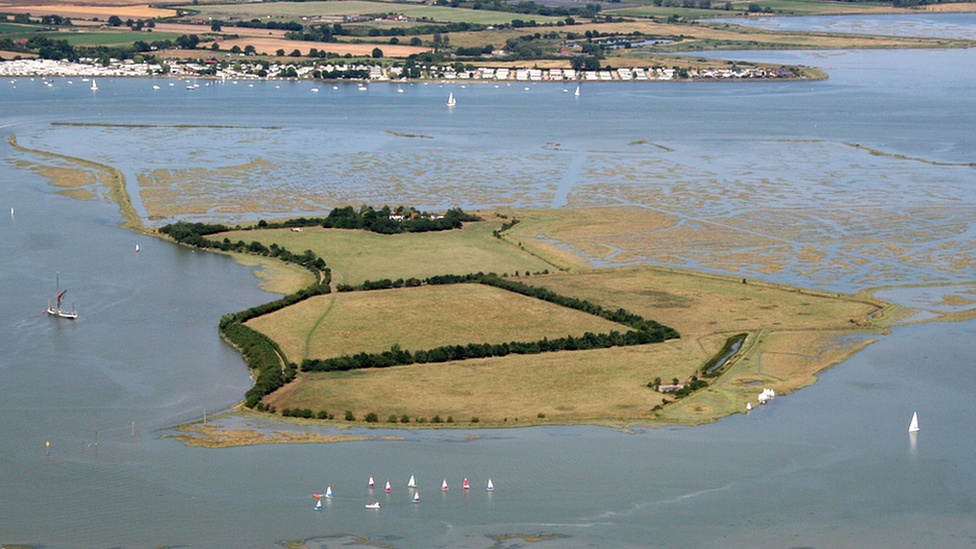 Northey Island from the air