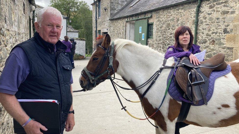 Graeme Easton and Mags Powell at Stable Life