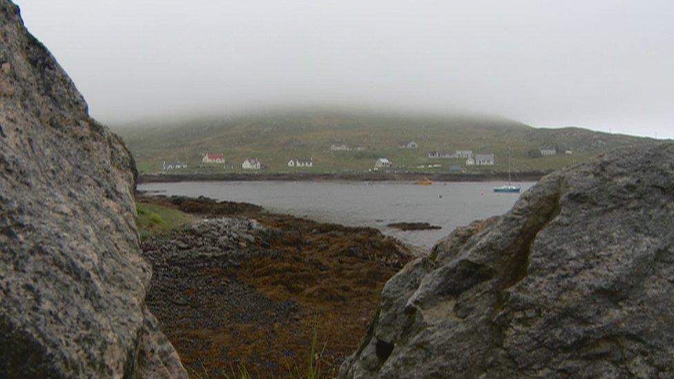 The island is the second southernmost inhabited island of the Outer Hebrides