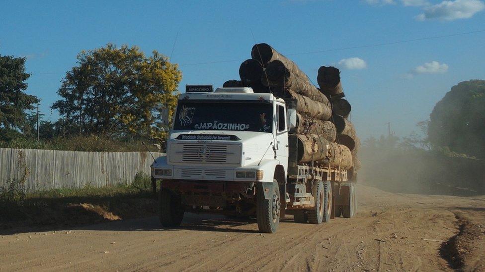 Logging truck (July 2015)