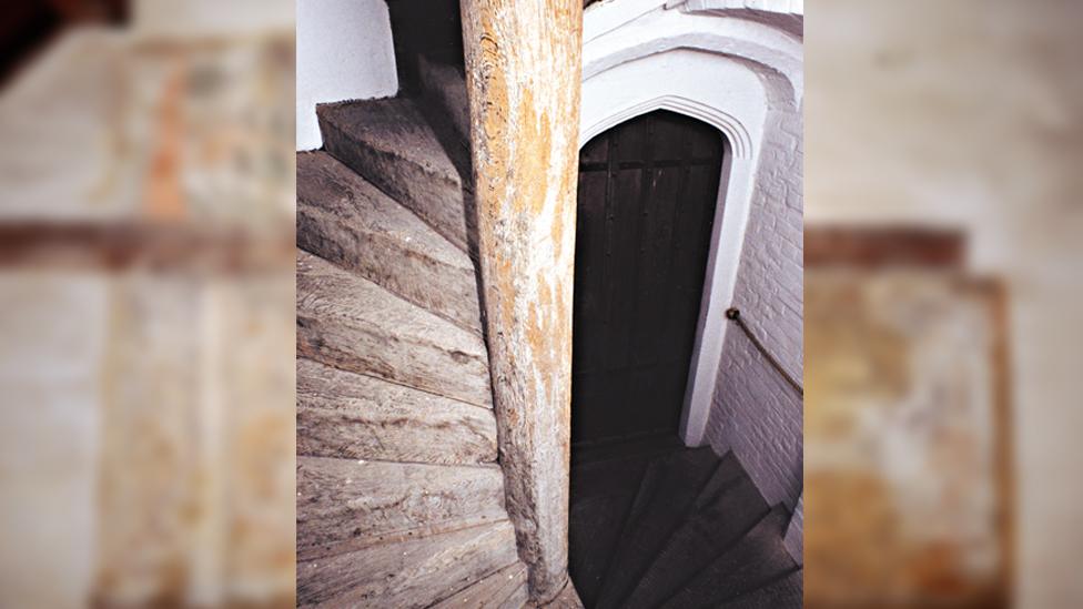 Spiral staircase, Madingley Hall