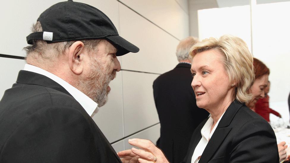 Tina Brown and Harvey Weinstein