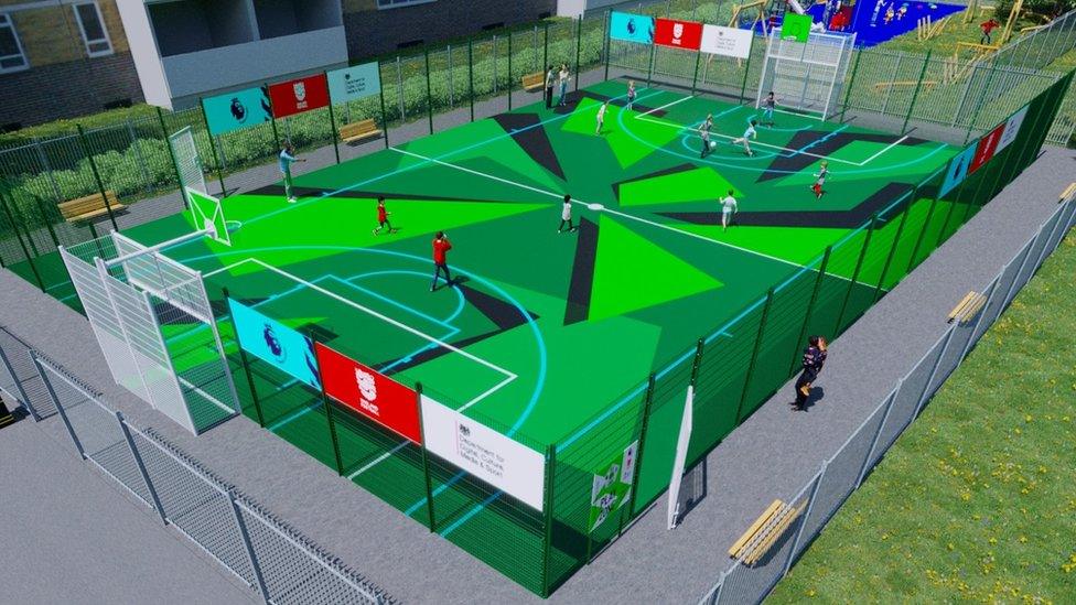 A PlayZone pitch