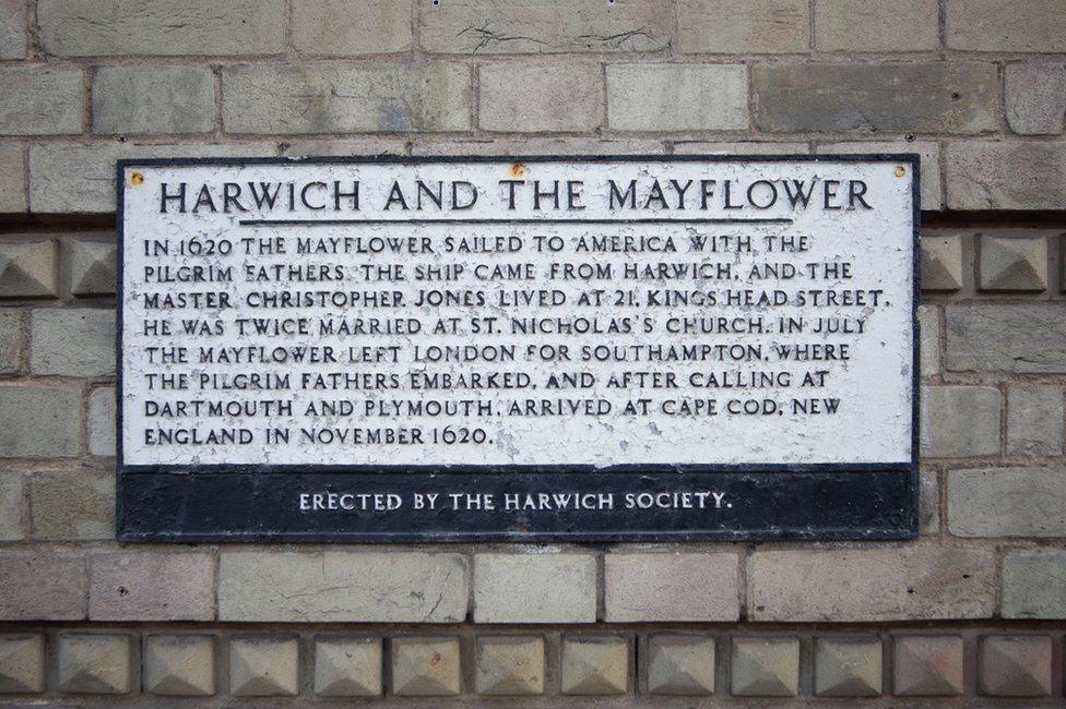 Harwich and the Mayflower