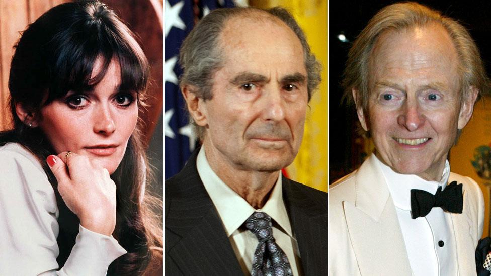 Margot Kidder, Philip Roth and Tom Wolfe