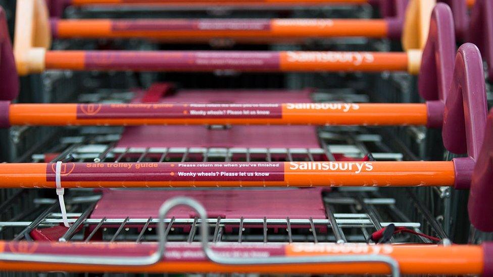 Sainsbury's trolleys