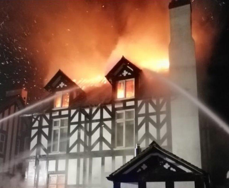 Blaze at Tilstone House