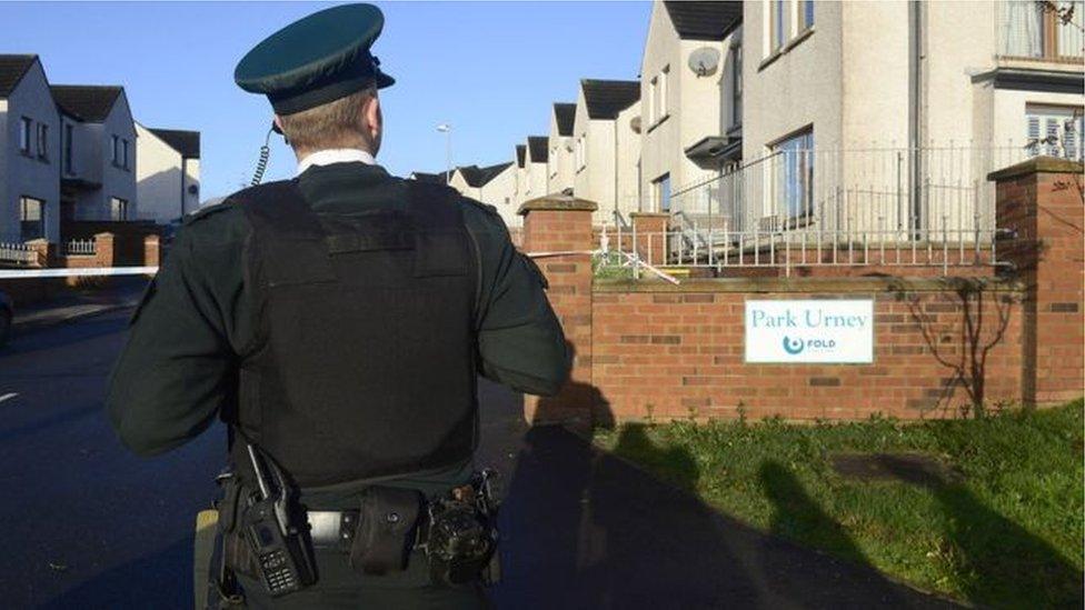 A police officer in Forkhill