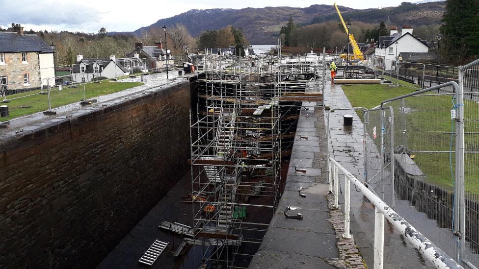 Fort Augustus locks