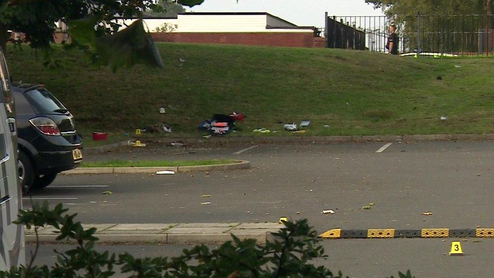 Scene of police shooting in Runcorn