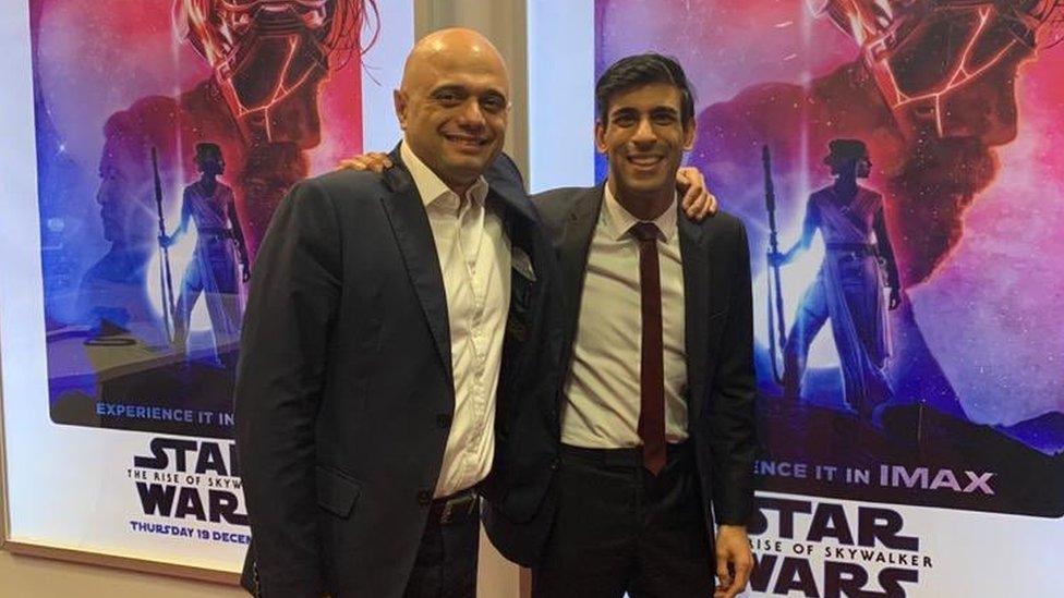 Sajid Javid and Rishi Sunak