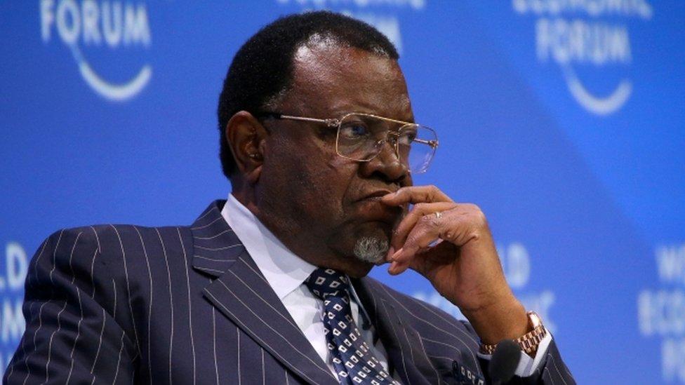 Hage Geingob, file picture