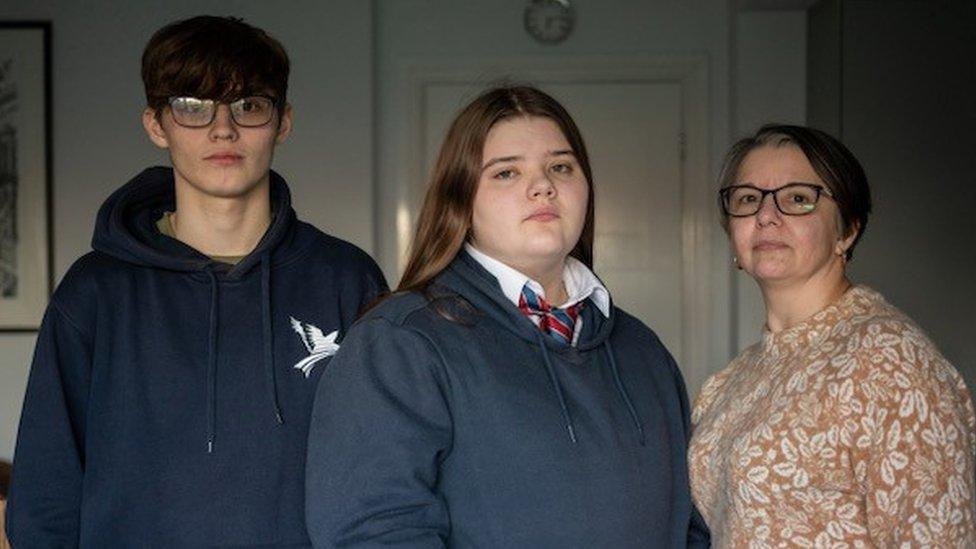 Barbara with her daughter Robyn and son James