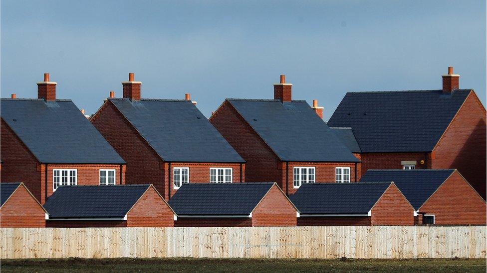 A row of houses