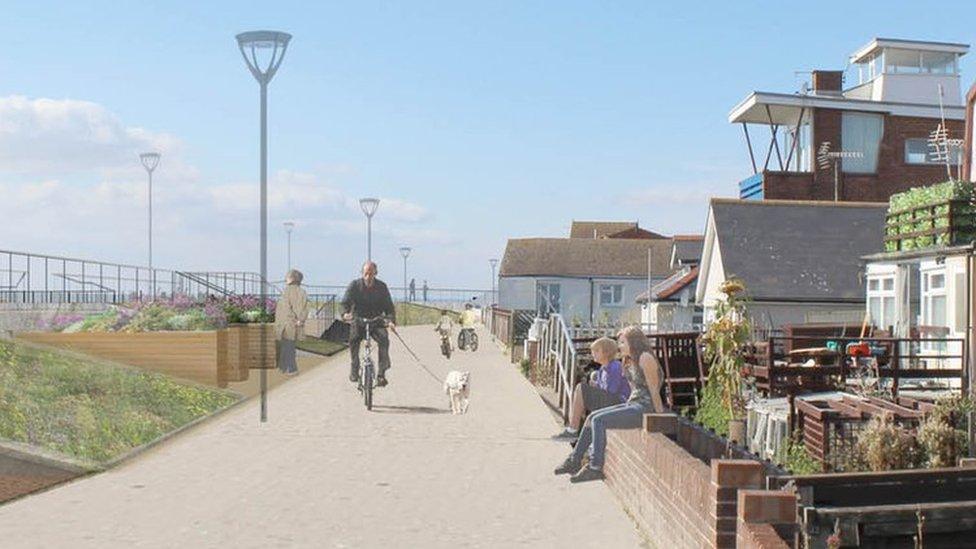 Artist impression of Jaywick regeneration