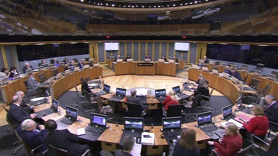 Senedd chamber