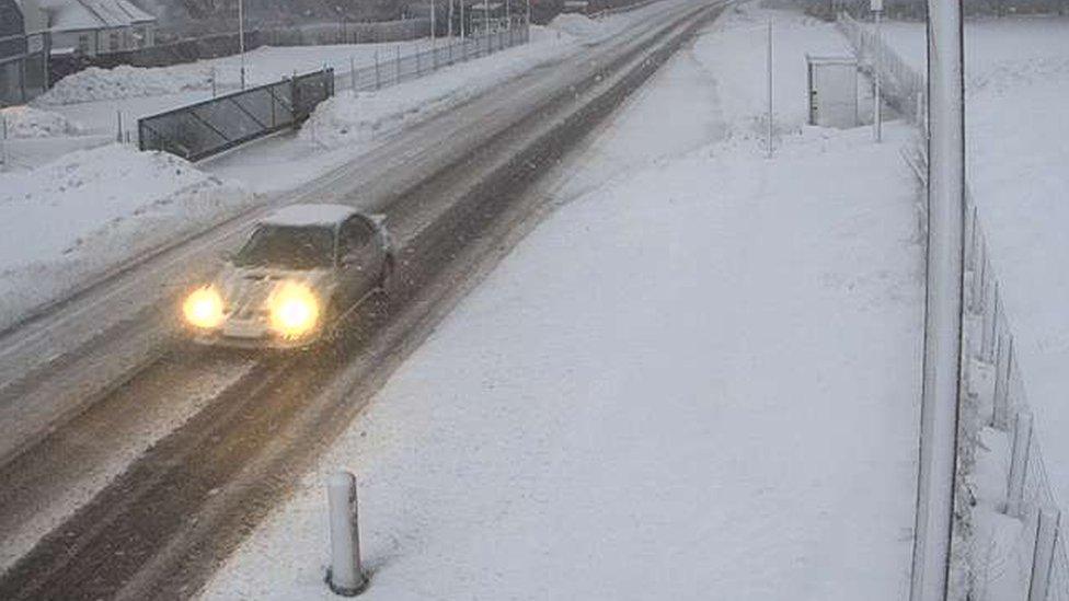 Car in snow