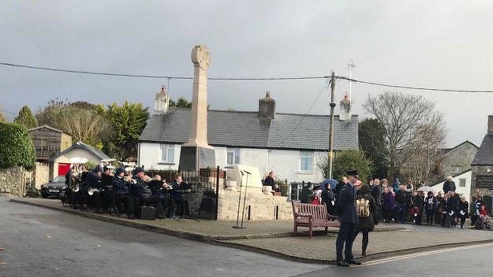 Remembrance Sunday in Llantwit Major