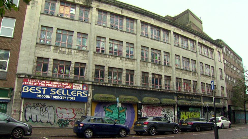 Derelict building on North Street