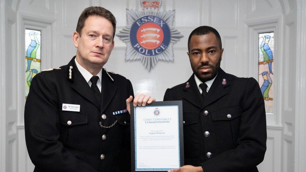 Ben-Julian Harrington and PC Eugene Robinson