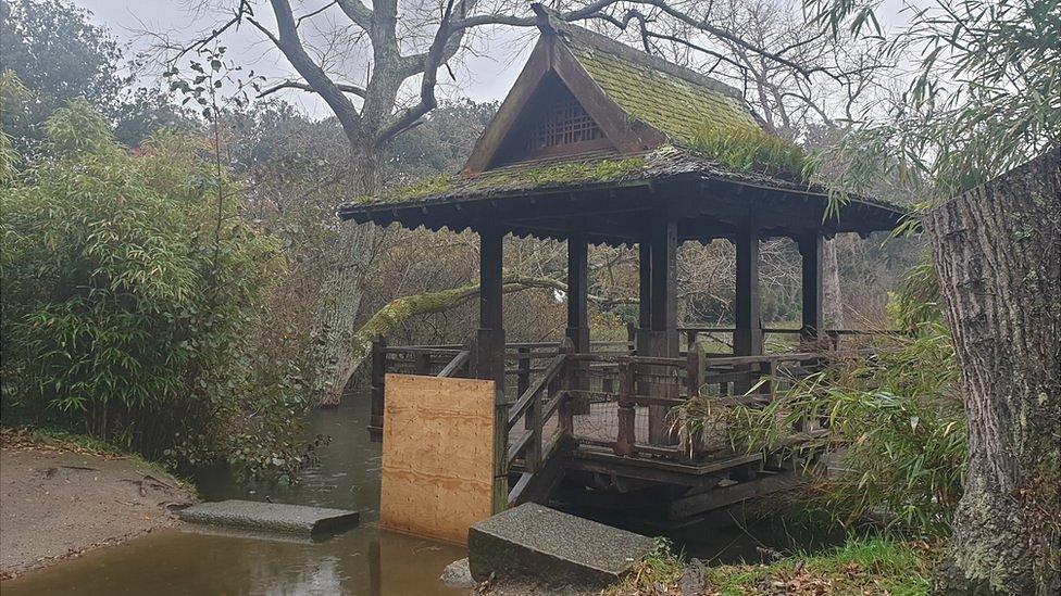 Saumarez Park Japanese fishing hut