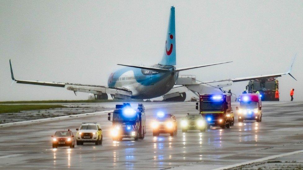 Leeds Bradford Airport plane