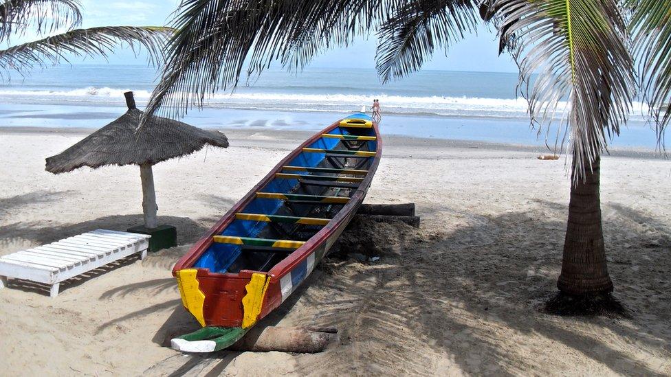 Beach in Gambia