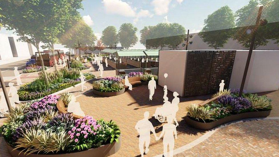 Heanor Market Place design