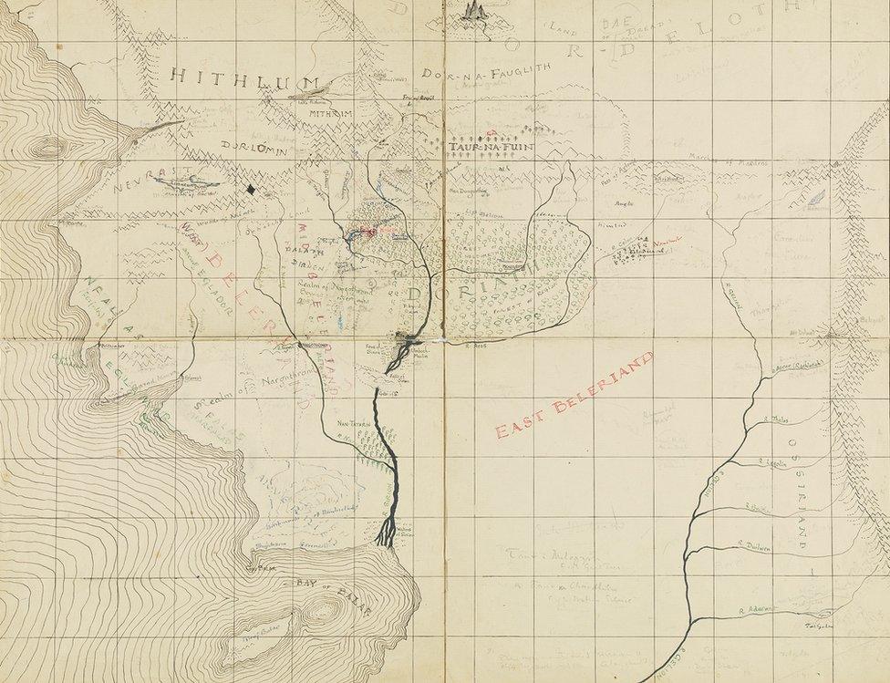 The second Silmarillion map