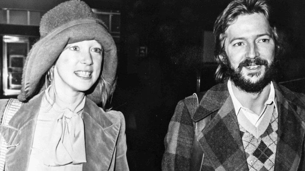 Eric Clapton and Pattie Boyd