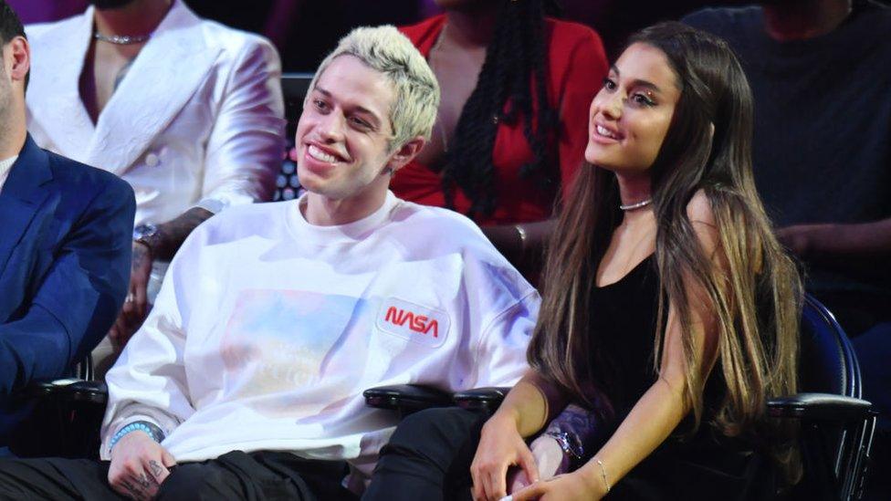 Ariana Grande and Pete Davidson