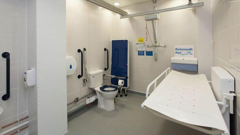 Changing Places facilities at Portsmouth International Port