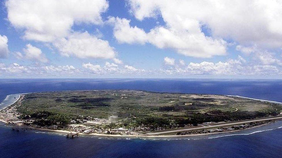 Nauru from the air (file image)