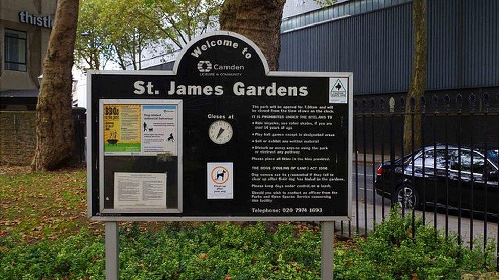St James' Gardens dates back to the 18th century