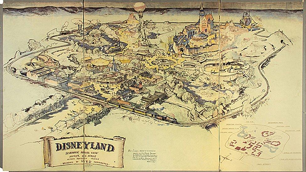 Disneyland map