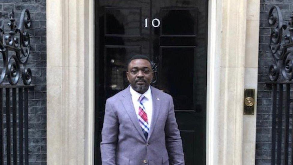 Olumide Wole-Madariola at 10 Downing Street