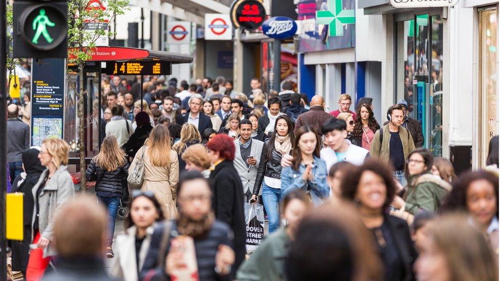 people in Oxford street