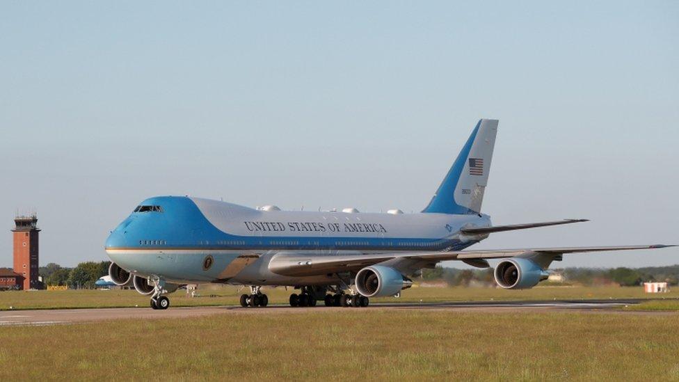 Joe Biden at Mildenhall