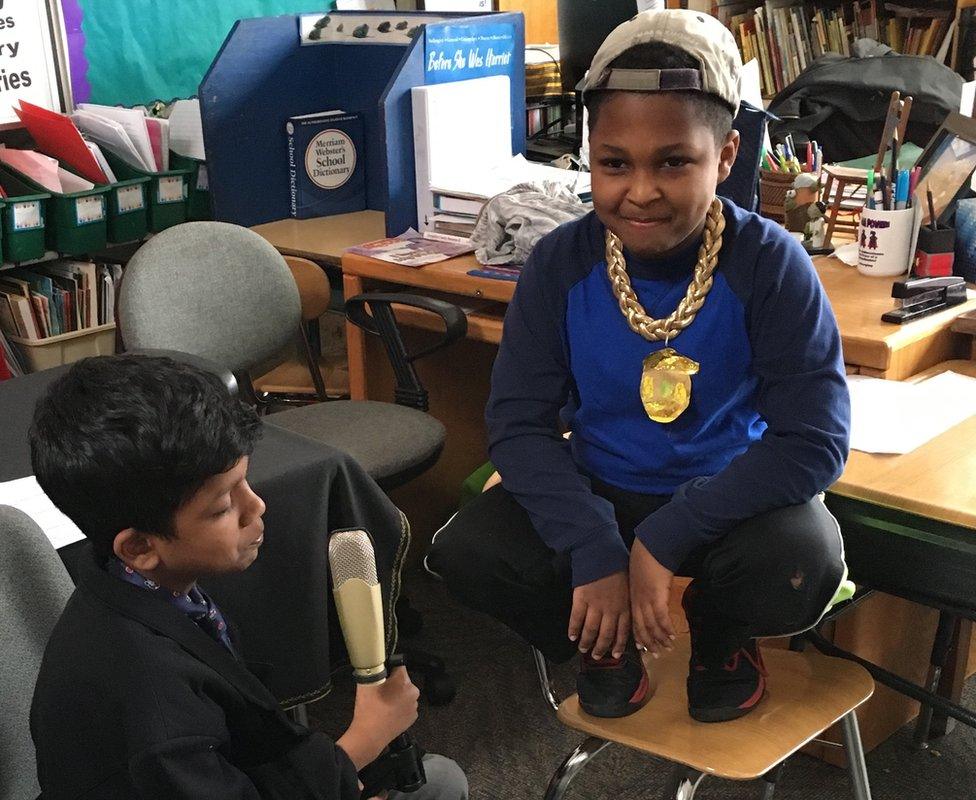 Students at Crocker Farm Elementary