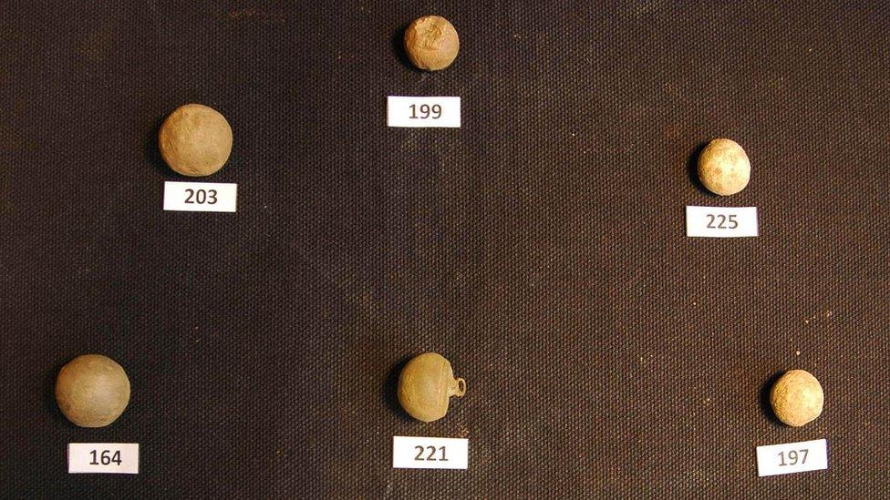 Lead munitions linked to the Battle of Killiecrankie were also unearthed