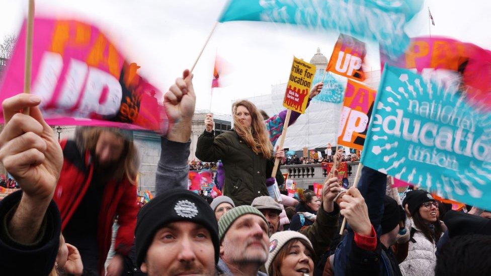 Teachers striking in March