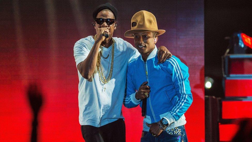 Jay Z and Pharrell Williams