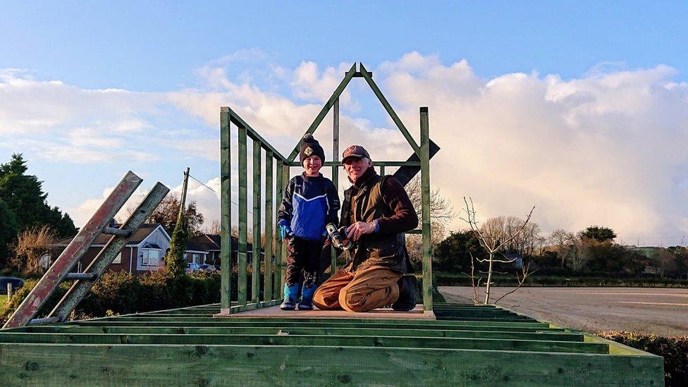 Vincent Kane with grandson Sonny