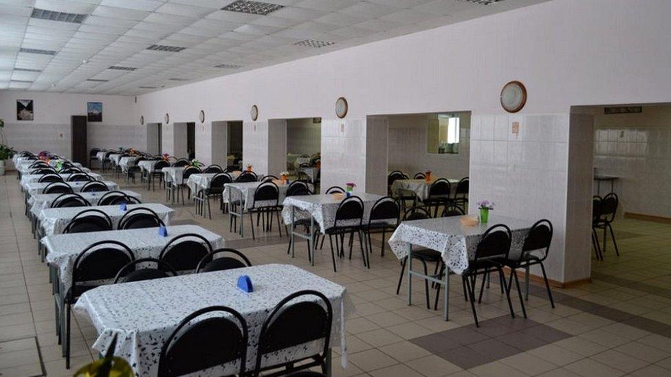 Dining room at Vishenki care home